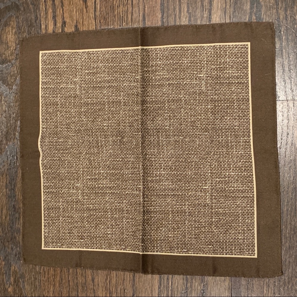 SUITSUPPLY Brown Pocket Square